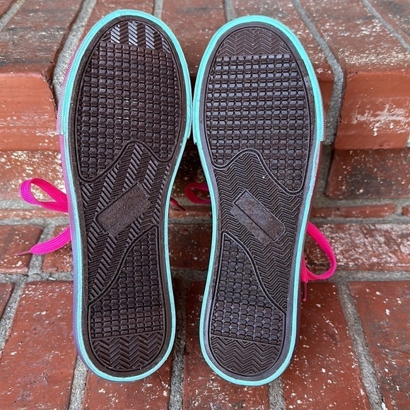 Olivia Miller Women's Gazelle Sneakers Shoes Lace-Up White Canvas Size 8 - Picture 6 of 8